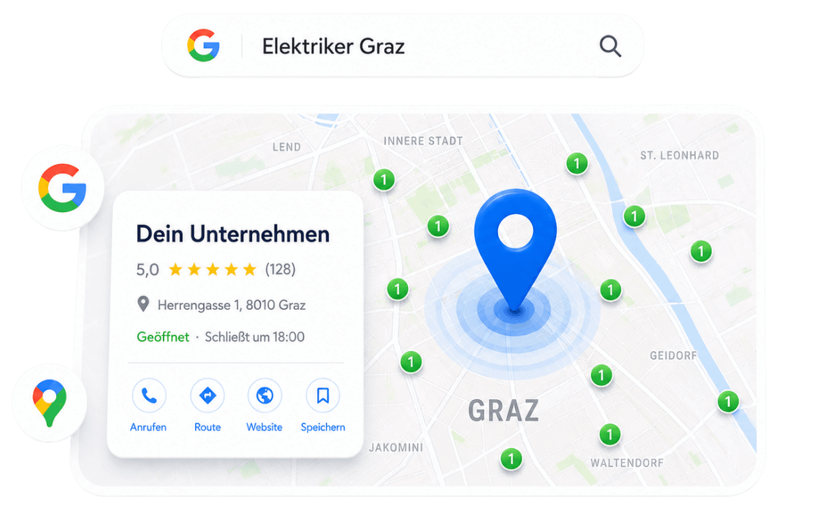 Local SEO Graz Ablauf Google Maps Local Pack