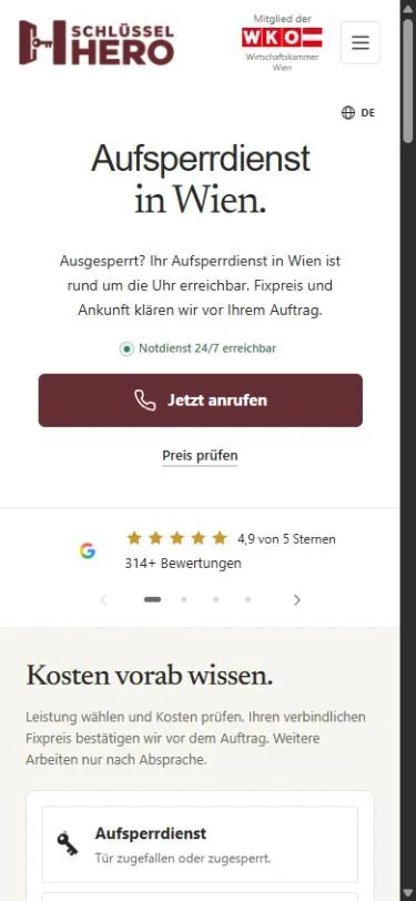 Mobile Ansicht von Schlüssel Hero